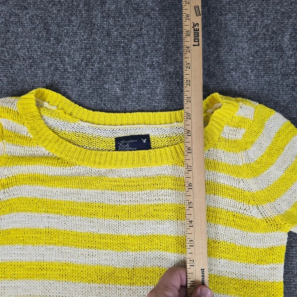 American Eagle Outfitters Striped Knit Sweater Lightweight‎ Casual Top Medium - Picture 6 of 12